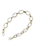 #6 GOLD & ACRYLIC BAG CHAIN | 15"