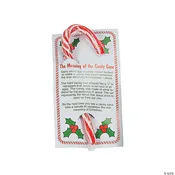 The Meaning of Christmas Candy and Card