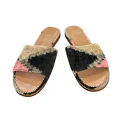 Elysian Silk Ikat Sandals