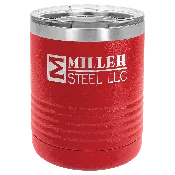 10 oz. Stainless Steel Vacuum Insulated Ringneck Tumbler with Clear Lid