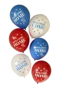 American Heroes – Patriotic Latex Balloons “Welcome Home” 6-pack