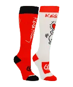 686: 24/25 Women’s Keith Haring Snowboard Sock 2 Pack