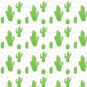 Permanent Vinyl-Watercolor Cactus - Permanent Vinyl / Printed Permanent Vinyl