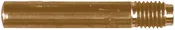 .030" Tweco Standard Contact Tip, Copper Alloy, 1/4"-28 UNF-2A Thread