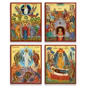 Great Feasts Seasonal Icon Set B (6x7.5)