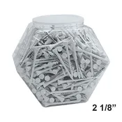 2 1/8" Wood Golf Tees  in Clear Display Bowl