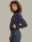 525 America Tove Crew-neck Stripe Cardigan