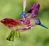 Acrylic Hummingbird Hanging Ornaments