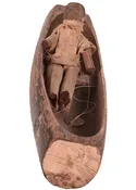 Rare Seminole Wood Canoe with Figure