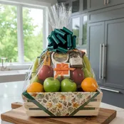 Jenny's Large Fruit Cheese and More Basket
