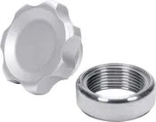 Allstar Performance Filler Cap Silver With Weld-In Steel Bung Small