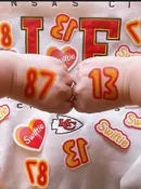 "13"&"87" SWIFT/KELCE temp tattoo +sticker