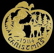 1984 Brass Biedermann Ornament