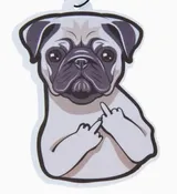 Air Freshener - Pug Attitude