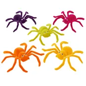 15" Flocked Halloween Spider