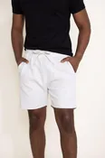 1897 Active Diamond Weave Shorts for Men in Oatmeal White | MP923-OATMEAL
