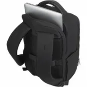 bugatti Carrying Case (Backpack) for 15.6" Notebook - Black Damage Resistant - Polyester Body - Shoulder Strap, Handle - 16.8" Height x 11.8" Width x 7.3" Depth - 1 Each