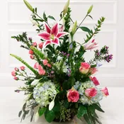 "Garden Views" Sympathy Spray
