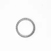 14k White Gold 0.93 Carat Eternity Wedding Band