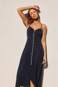 Catherine Button Midi Dress