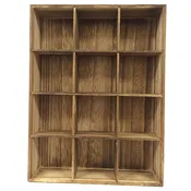 12 Compartment Wooden Tray