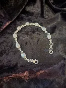 Moonstone Bracelet Sterling Silver — Midwest Witchery & Healing