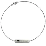 Women's Georgia Tech GT Bracelet Silver Bar Bracelet