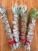 Sage, cedar and Sweetgrass Smudge Stick