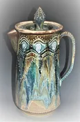 Handmade Pottery Constellation Iced Coffee Pot