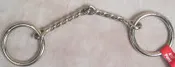4-1/2 Inch Twisted Wire Pony Bit Nickel Plated