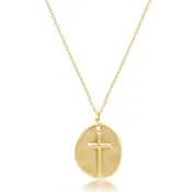 16 Inch Gold Necklace Inspire Gold Charm