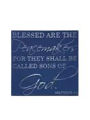10" x 10" SIGN - MATTHEW 5:9