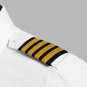 Epaulets - Black and Gold - 4 Stripe