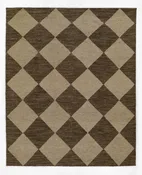 Basket Wave Brown Runner Rug, Willow 2'6" X 8' Runner