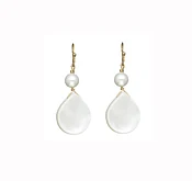 Mother of Pearl Single Drop Earrings