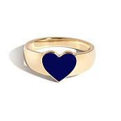 Cobalt Heart Ring — LoLa TriBeCa Jewelry