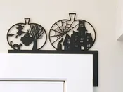 Halloween Sign | Custom Door Trim | Witch Haunted House | Door Trim Sitter | Holiday Door Decoration | Custom Door Sitter | Halloween Witch