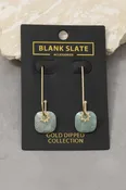 Amazonite Stone Drop Earrings