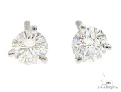 0.70 Ctw Round-Cut Natural Diamond Studs (Lab) 64968