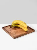 10.5in Square Lambok Wood tray