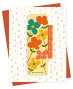 Birthday Flowers Bookmark Birthday Card