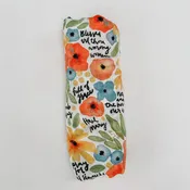 Watercolor Hail Mary Muslin Blanket Swaddle