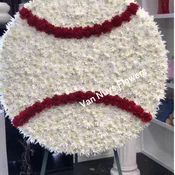 BASEBALL TRIBUTE FLORAL *2 DAY NOTICE