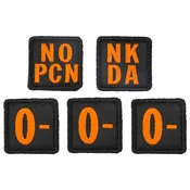 5.11 Tactical 81322OP Blood Type Patch Kit O Negative