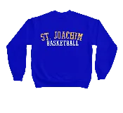#042 St Joachim Basketball 3 - Royal Blue Crewneck
