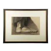 19th Century Framed Academic Study of a Flexed Foot 2