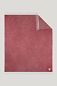Burgundy Twill Throw