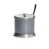 Enamel honey/jam/horseradish jar