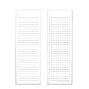 100 Bookmark Cards, Ruled/Grid