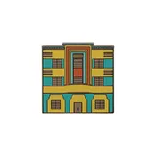 Webster Art Deco Hotel Pin
